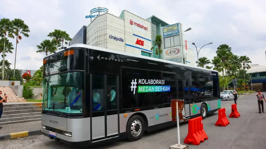 Apresiasi Bus Listrik Medan