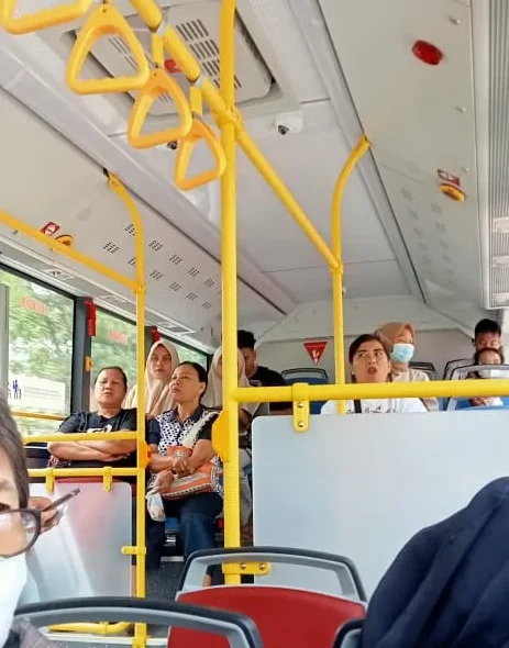 Pelanggaran di Bus Listrik