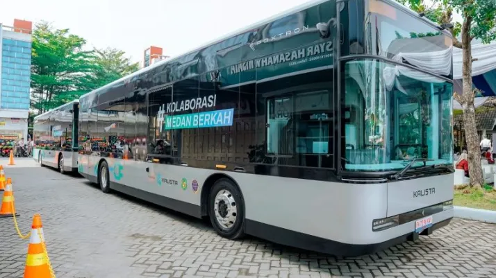 Sistem Pembayaran Bus Listrik Medan