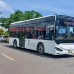 Naik Bus Listrik Medan