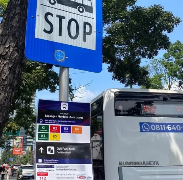 Naik Bus Listrik Medan Lebih Murah