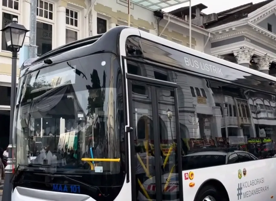 Penumpang Bus Listrik Medan Tetap Diburu Meski Sudah Berbayar